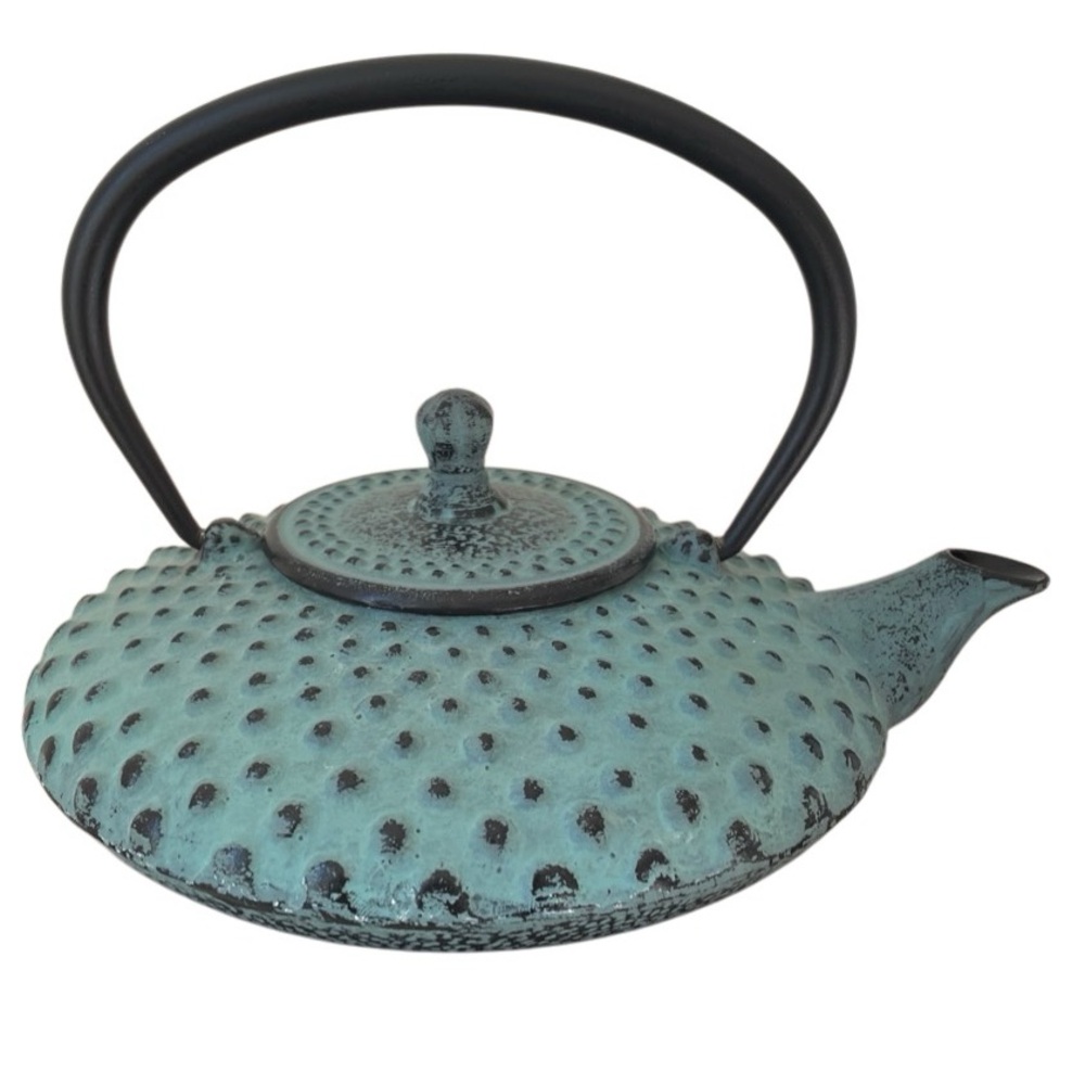 Vintage Cast Iron Nambu Tekki Tetsubin Teapot • Made in Japan • Seieidō Signed